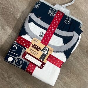 Disney Star Wars Navy and White Pajama Set